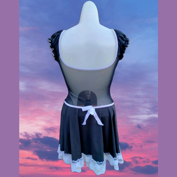 Vtg French Maid Costume - Picture 5 of 10